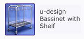#18210 u-design Bassinet with Shelf