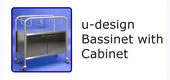 #18230 u-design Bassinet with Cabinet